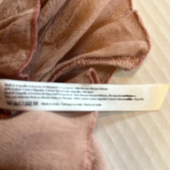 NWT Adellla Free People rose slip dress ruffles cutout design spaghetti straps - Picture 7 of 10